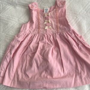 The Children's Place Pink Dress with Cream Accents